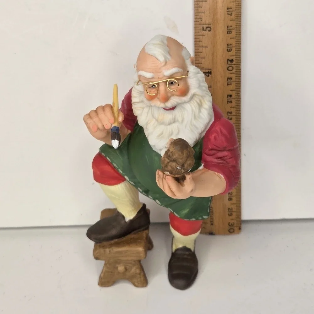 Hallmark Vintage Santa Claus The Toymaker Made In Taiwan‎ 1986 NIOB